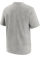 Nike Texas Rangers Boys Grey Team Engineered Short Sleeve T-Shirt