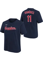 Jose Ramirez  Cleveland Guardians Boys Navy Blue Nike Home NN Short Sleeve T-Shirt