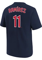 Jose Ramirez  Cleveland Guardians Boys Navy Blue Nike Home NN Short Sleeve T-Shirt