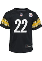 Najee Harris Pittsburgh Steelers Boys Black Nike Home Football Jersey