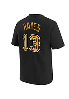 Ke'Bryan Hayes Pittsburgh Pirates Youth Black Nike Home NN Player Tee