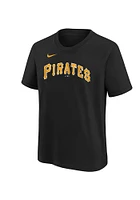 Ke'Bryan Hayes Pittsburgh Pirates Youth Black Nike Home NN Player Tee