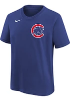 Seiya Suzuki Chicago Cubs Youth Blue Nike Home NN Player Tee