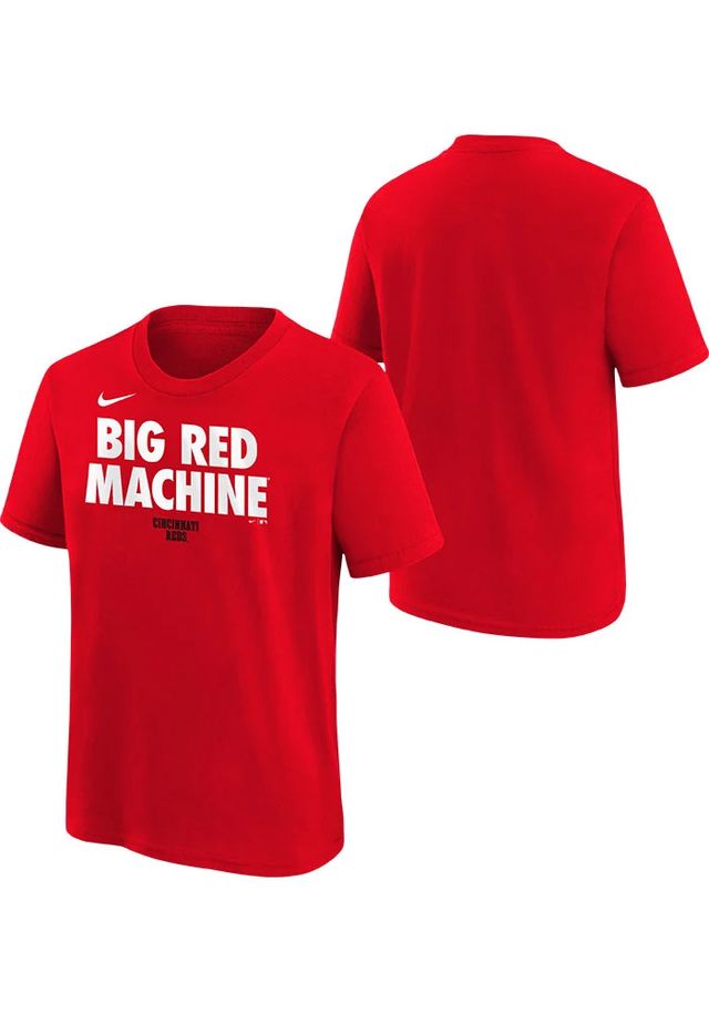 Nike Cincinnati Reds Boys Red Team Engineered 2 Short Sleeve T-Shirt