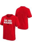 Nike Cincinnati Reds Boys Red Team Engineered 2 Short Sleeve T-Shirt
