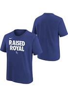 Nike Kansas City Royals Youth Blue Team Engineered 2 Short Sleeve T-Shirt