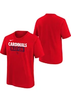 Nike St Louis Cardinals Boys Team Engineered Short Sleeve T-Shirt