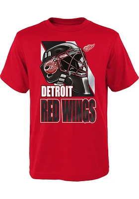 Detroit Red Wings Youth Bucket Head Short Sleeve T-Shirt