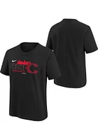 Nike Cincinnati Reds Youth Black City Connect Graphic Short Sleeve T-Shirt