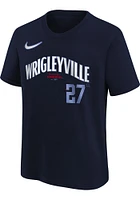 Seiya Suzuki Chicago Cubs Youth Navy Blue Nike City Connect NN Player Tee