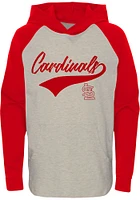 St Louis Cardinals Youth Red Bases Loaded Long Sleeve Fashion T-Shirt
