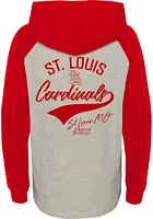 St Louis Cardinals Youth Red Bases Loaded Long Sleeve Fashion T-Shirt