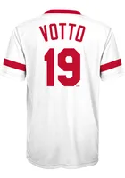 Joey Votto Cincinnati Reds Youth White Triple NN Player Tee