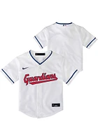 Nike Cleveland Guardians Baby White Home Replica Blank Jersey Baseball