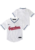 Nike Cleveland Guardians Toddler White Home Replica Blank Jersey