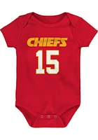Outer Stuff Patrick Mahomes Kansas City Chiefs Baby Red Mainliner NN Short Sleeve One Piece