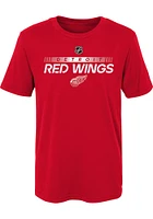 Detroit Red Wings Youth Apro Prime Short Sleeve T-Shirt