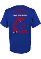 Philadelphia Phillies Youth Blue Multi Hits Short Sleeve T-Shirt