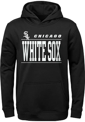 Chicago White Sox Youth Black Play By Long Sleeve Hoodie