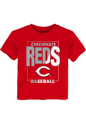 Cincinnati Reds Toddler Red Coin Toss Short Sleeve T-Shirt