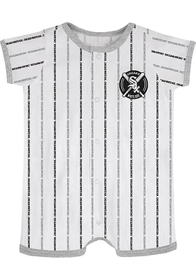 Chicago White Sox Baby Bat Ball Hitter Romper Short Sleeve One Piece