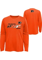Philadelphia Flyers Youth Orange Rink Reimagined Long Sleeve T-Shirt