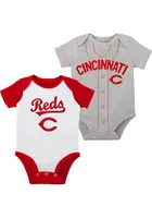 Cincinnati Reds Baby Red Little Slugger One Piece