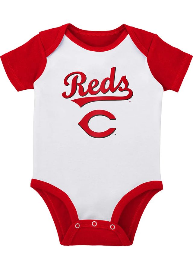 Cincinnati Reds Baby Red Little Slugger One Piece