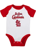St Louis Cardinals Baby Red Little Hitter One Piece