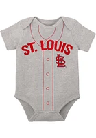 St Louis Cardinals Baby Red Little Hitter One Piece