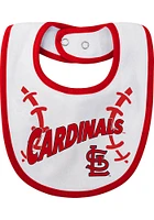 St Louis Cardinals Baby White Play Ball Set One Piece with Bib