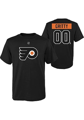 Gritty Philadelphia Flyers Youth Flat Third NN Player Tee
