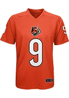 Joe Burrow Cincinnati Bengals Youth Orange NN V-Neck Player Tee