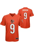 Joe Burrow Cincinnati Bengals Youth Orange NN V-Neck Player Tee