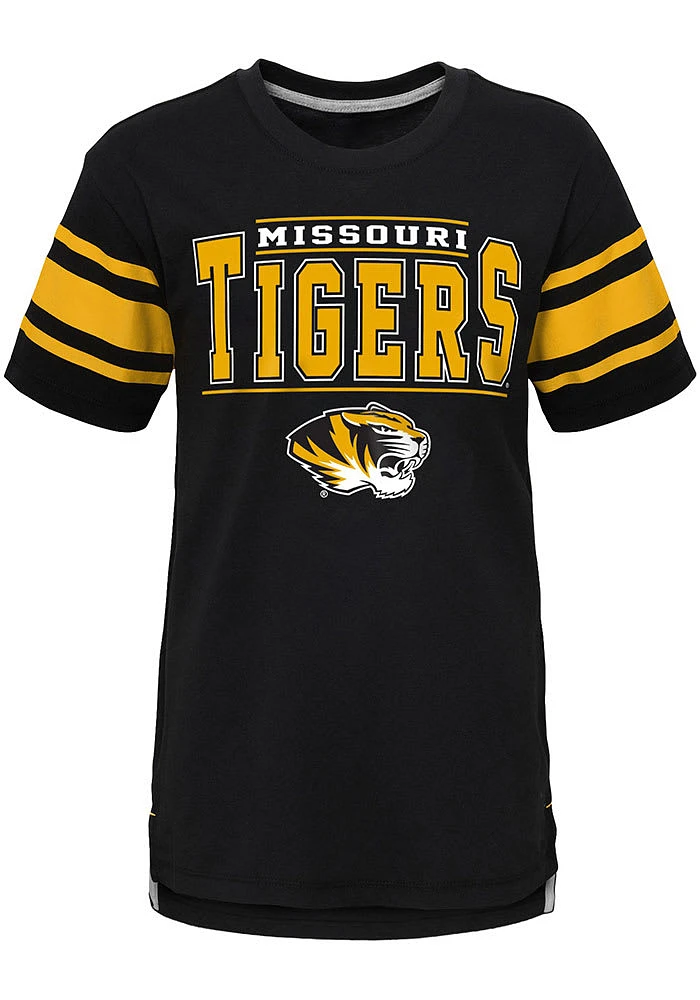 Missouri Tigers Boys Black Huddle Up Short Sleeve Fashion Tee