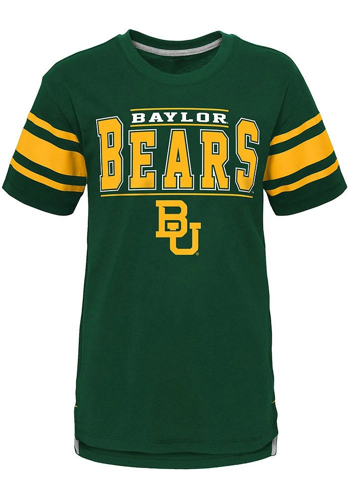 Baylor Bears Boys Green Huddle Up Short Sleeve Fashion Tee
