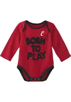 Cincinnati Bearcats Baby Red Born To Play LS 2PK One Piece