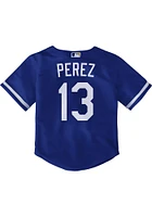 Salvador Perez  Kansas City Royals Toddler Blue Alt 3 Replica Jersey