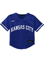 Salvador Perez  Kansas City Royals Toddler Blue Alt 3 Replica Jersey