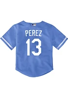 Salvador Perez  Kansas City Royals Toddler Light Blue Alt Replica Jersey