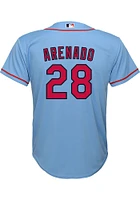 Nolan Arenado  St Louis Cardinals Boys Light Blue Alt 3 Replica Baseball Jersey