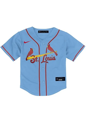 Nike St Louis Cardinals Baby Light Blue Alt 3 Replica Blank Jersey Baseball