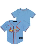 Nike St Louis Cardinals Baby Light Blue Alt 3 Replica Blank Jersey Baseball