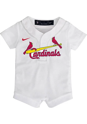 Nike St Louis Cardinals Baby White Home Replica Style Jersey Baseball