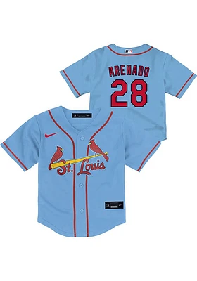 Nolan Arenado  St Louis Cardinals Toddler Light Blue Alt 3 Replica Jersey