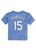 Whit Merrifield Kansas City Royals Toddler Light Blue NN Short Sleeve Player T Shirt