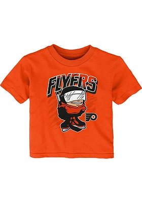 Philadelphia Flyers Infant Tuff Guy Short Sleeve T-Shirt Orange