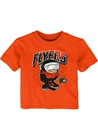 Philadelphia Flyers Infant Tuff Guy Short Sleeve T-Shirt Orange