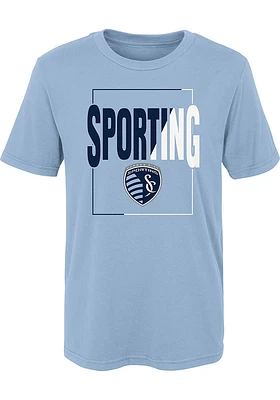 Sporting Kansas City Boys Light Blue Coin Toss Short Sleeve T-Shirt