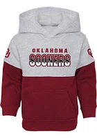 Oklahoma Sooners Infant Red Playmaker Hood Set Top and Bottom